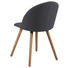 STUHL Dunkelgrau - Eichefarben/Dunkelgrau, Design, Holz/Textil (49/83,5/54,5cm) - Carryhome STUHL Dunkelgrau - Eichefarben/Dunkelgrau, Design, Holz/Textil (49/83,5/54,5cm) - Carryhome