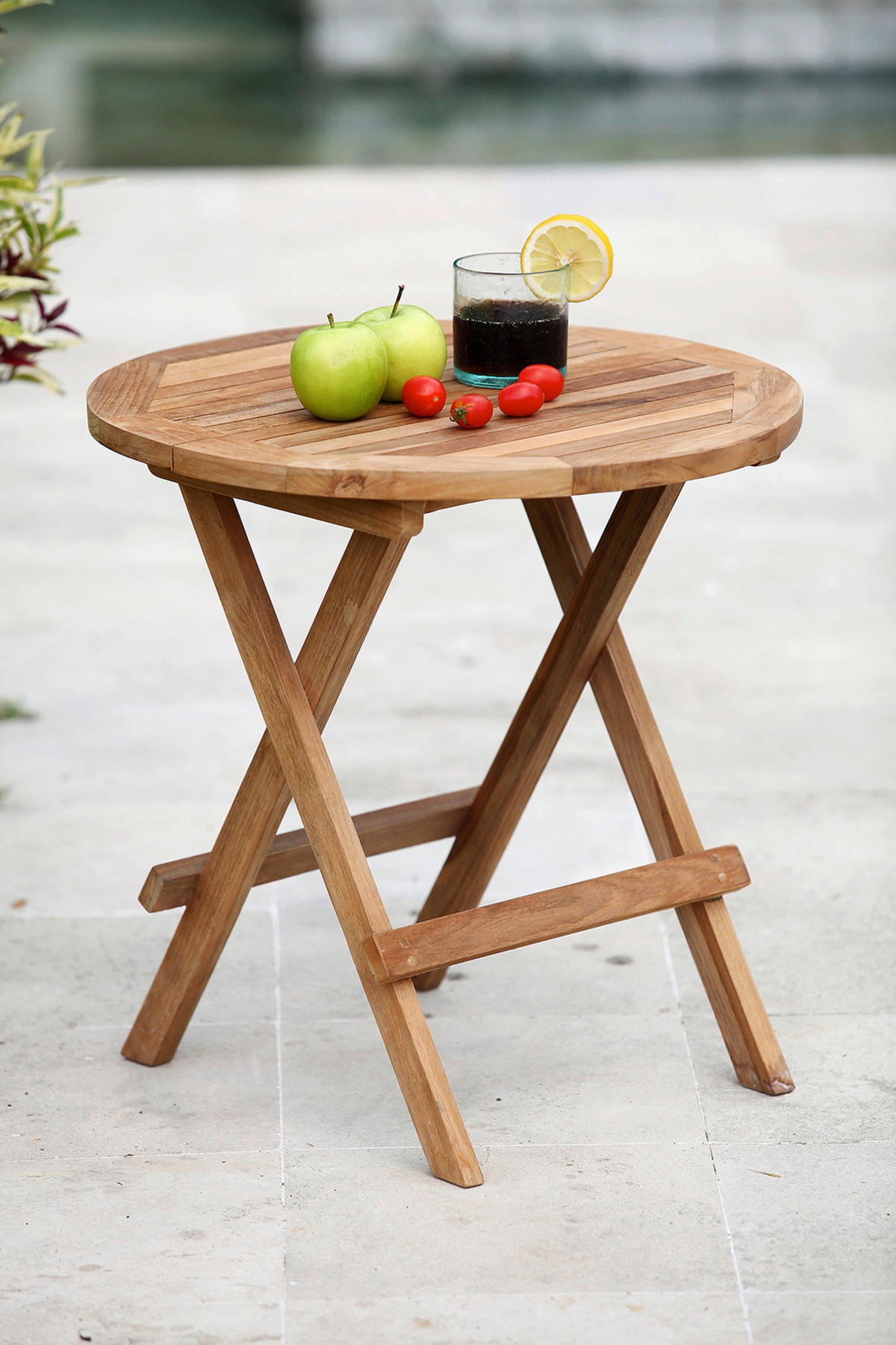 GARTENBEISTELLTISCH 50/50/51 cm  - Braun, Basics, Holz (50/50/51cm) - Gardenson