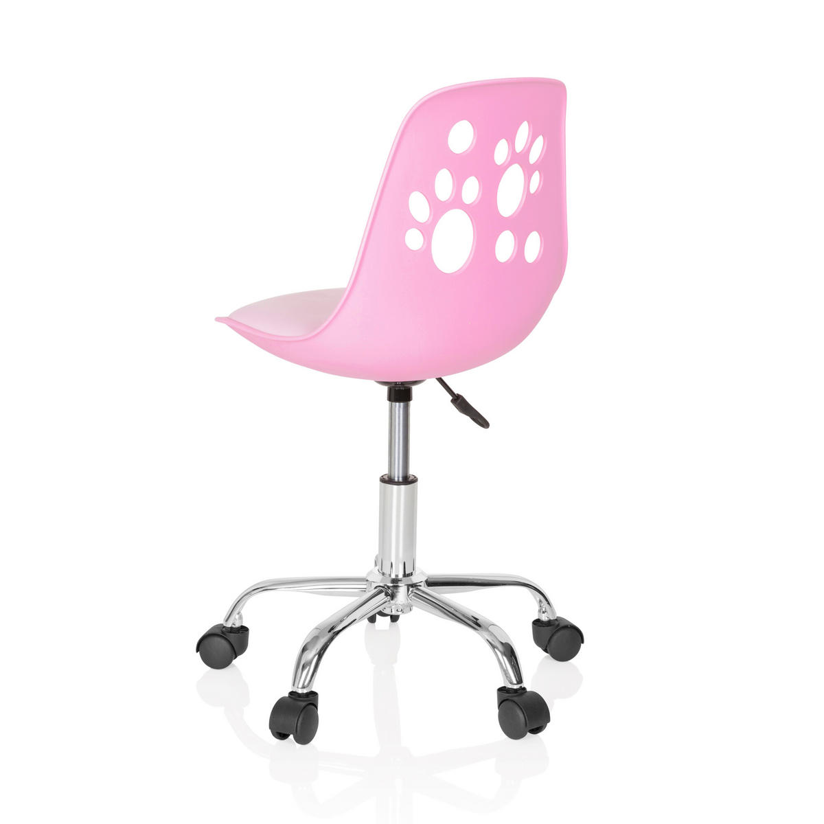 OTOČNÁ ŽIDLE PRO MLÁDEŽ, pink - pink, Moderní, textil/plast (40/72-82/44cm) - MID.YOU