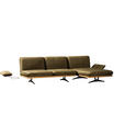 SCHLAFSOFA Palermo in Grün, Eichefarben  - Eichefarben/Beige, Design, Holz/Textil (204/92/90cm) - Dieter Knoll