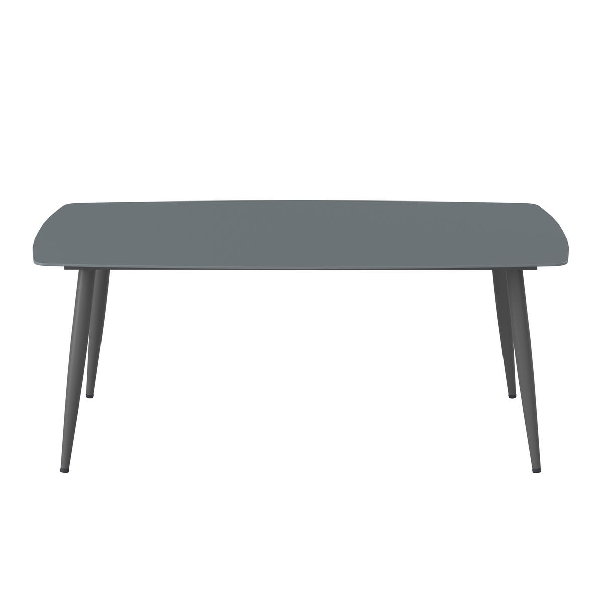 LOUNGETISCH  - Dunkelgrau, MODERN, Glas/Metall (105/40/60cm) - Ambia Garden
