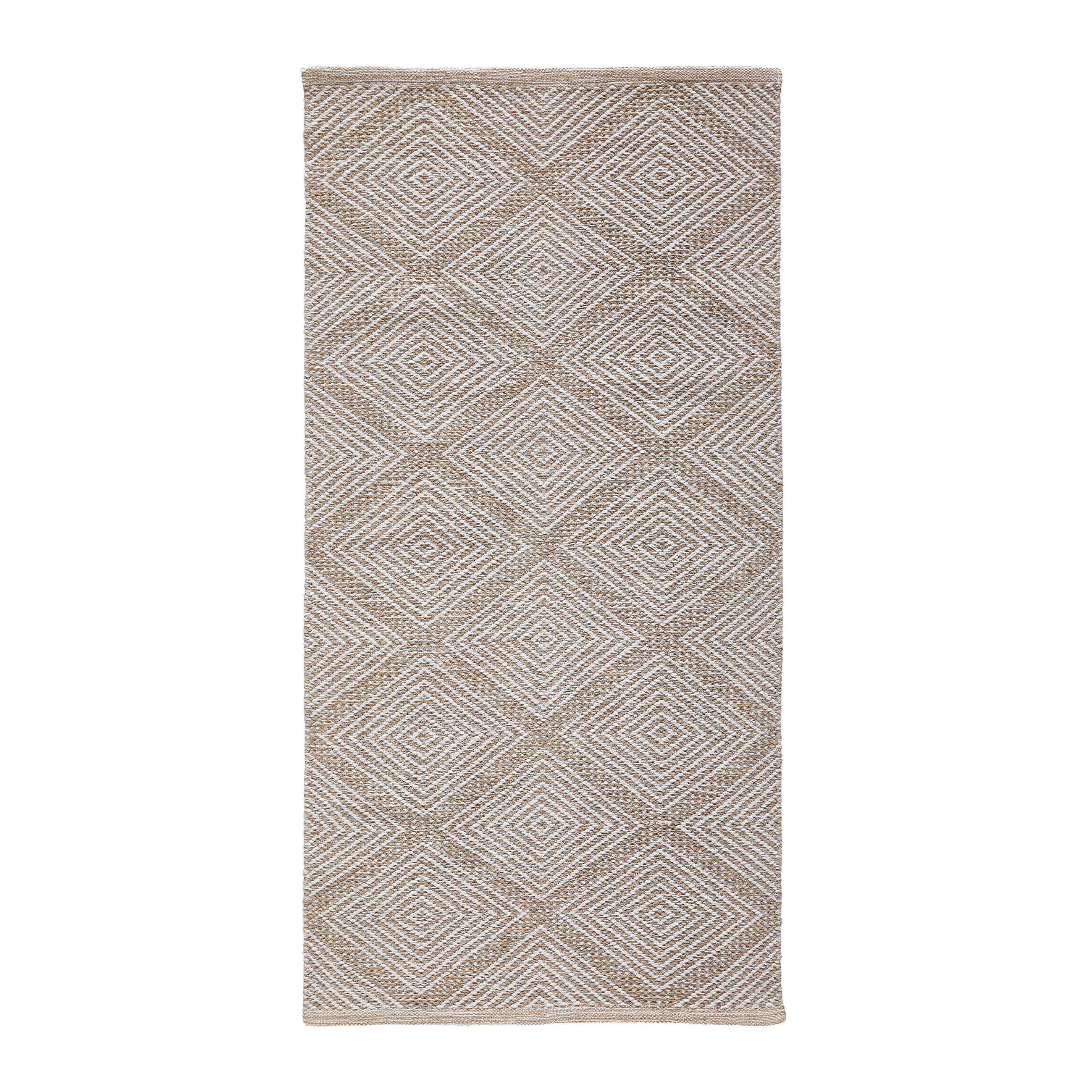 FLECKERLTEPPICH 60/120 cm Diamant Black  - Beige, Design, Textil (60/120cm) - Boxxx
