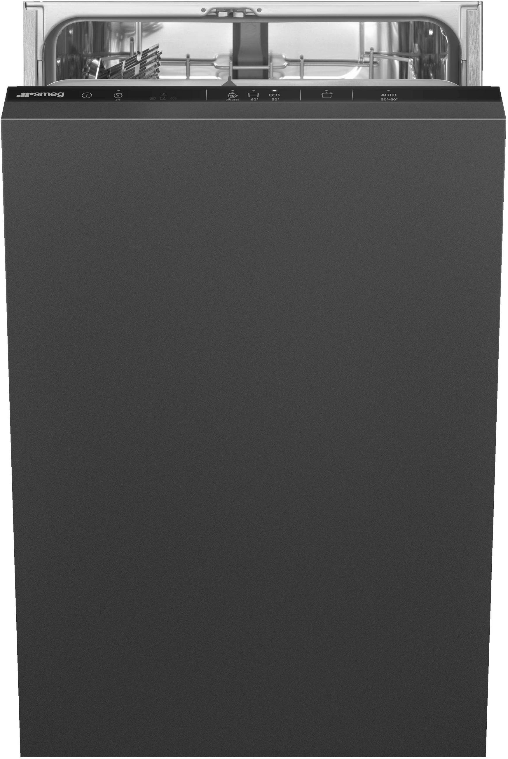 GESCHIRRSPÜLER ST4522IN  - Edelstahlfarben, Basics, Kunststoff/Metall (44,6/81,8/55cm) - SMEG