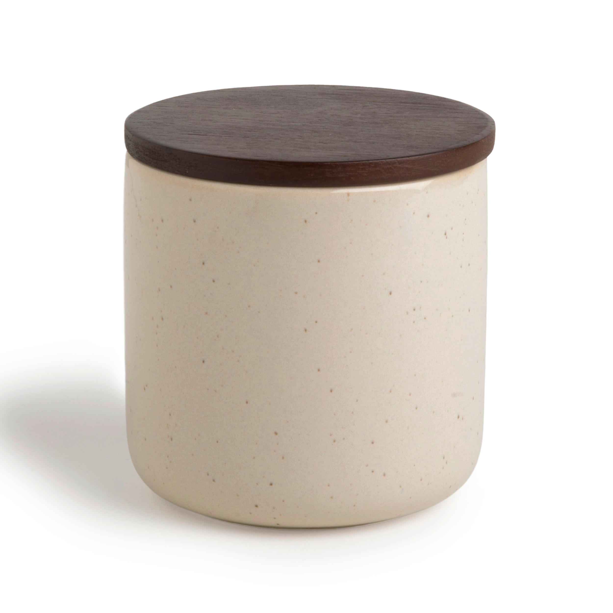 AUFBEWAHRUNGSBOX - Creme, Basics, Keramik (9/9/10cm) - Moeve