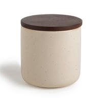 AUFBEWAHRUNGSBOX - Creme, Basics, Keramik (9/9/10cm) - Moeve