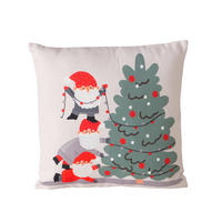 POLŠTÁŘ NA POHOVKU 45/45 cm - šedá/bílá, Trend, textil (45/45cm)