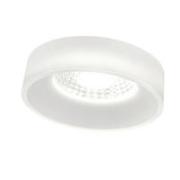 LED-BADEZIMMER-EINBAULEUCHTE Iva 8 / 7/2,5 / 4 cm  - Weiß, Design, Kunststoff/Metall (8 / 7/2,5 / 4cm) - Helestra