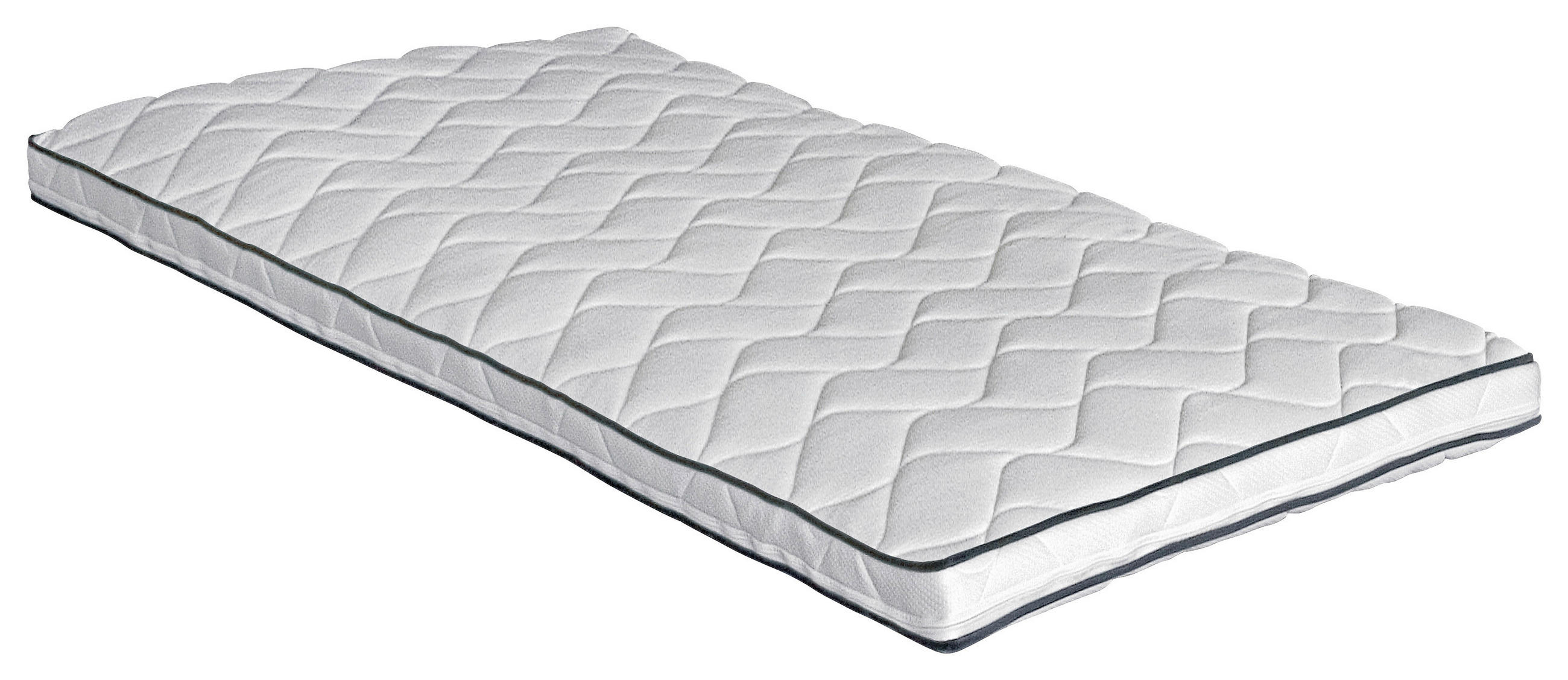 BÄDDMADRASS 80/200 cm  höjd ca 6 cm  - vit, Klassisk, textil (80/200cm) - Cassando