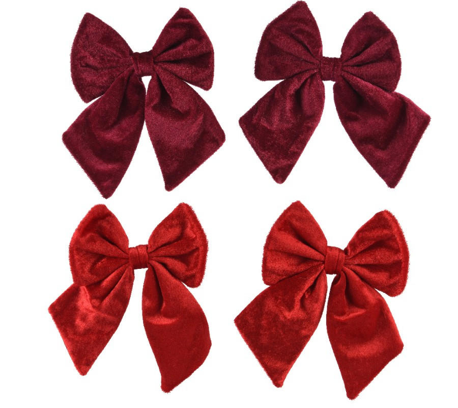 DEKOSCHLEIFE - Rot/Dunkelrot, LIFESTYLE, Kunststoff (17,00/14,00/0,50cm)