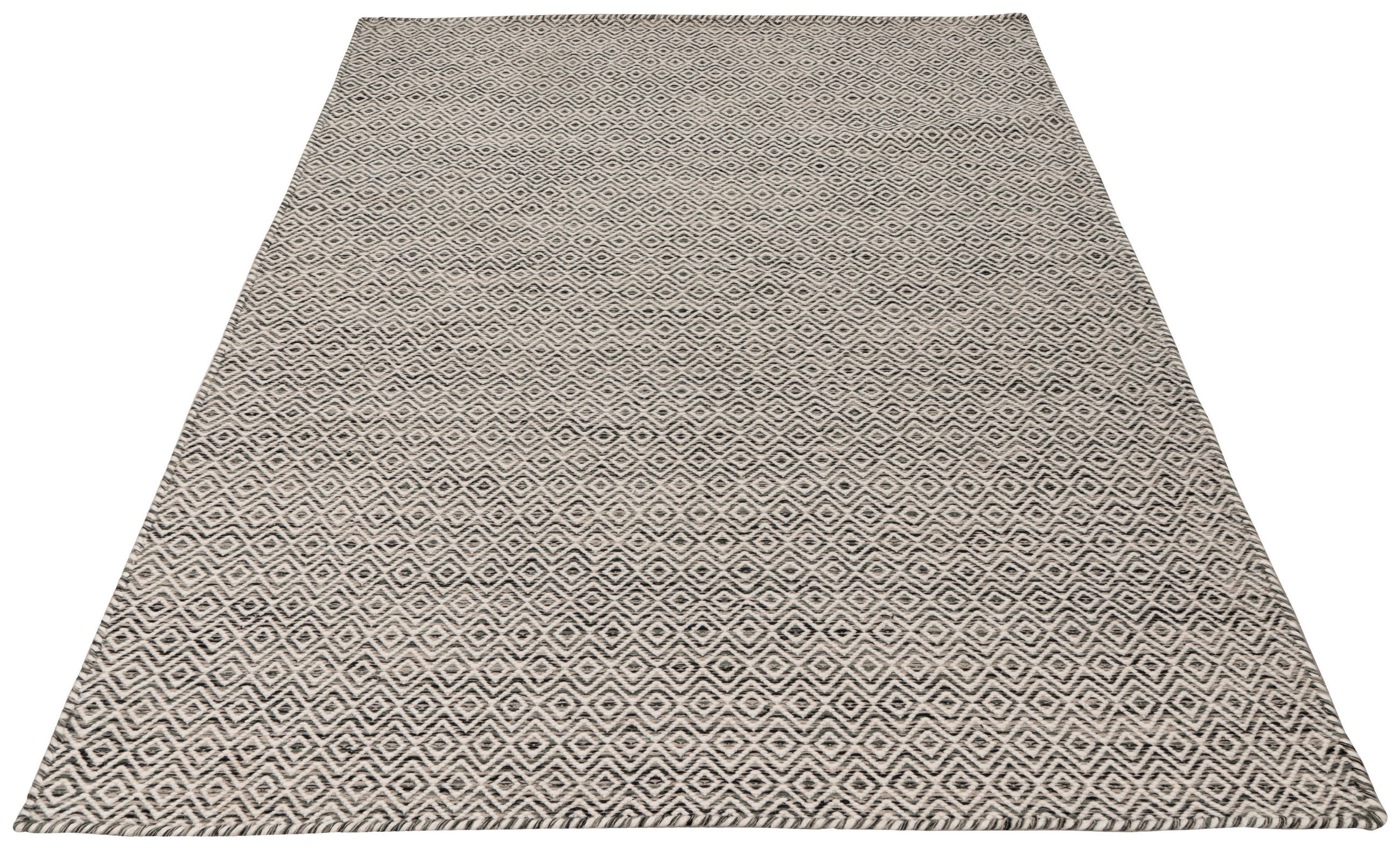 FLACHWEBETEPPICH 80/150 cm My Jaipur Graphitfarben  - Graphitfarben, Natur, Textil (80/150cm) - Obsession