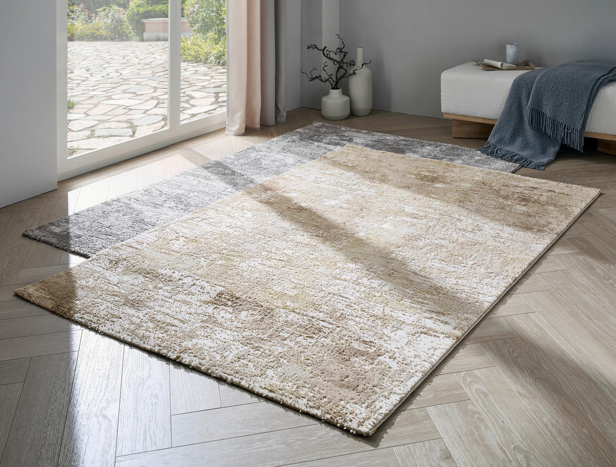 WEBTEPPICH 80/150 cm Esprit Goldfarben, Beige  - Beige/Goldfarben, Design, Textil (80/150cm) - Esprit