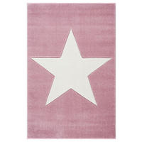KINDERTEPPICH 120/180 cm Happy Rugs  - Rosa/Weiß, Trend, Textil (120/180cm)