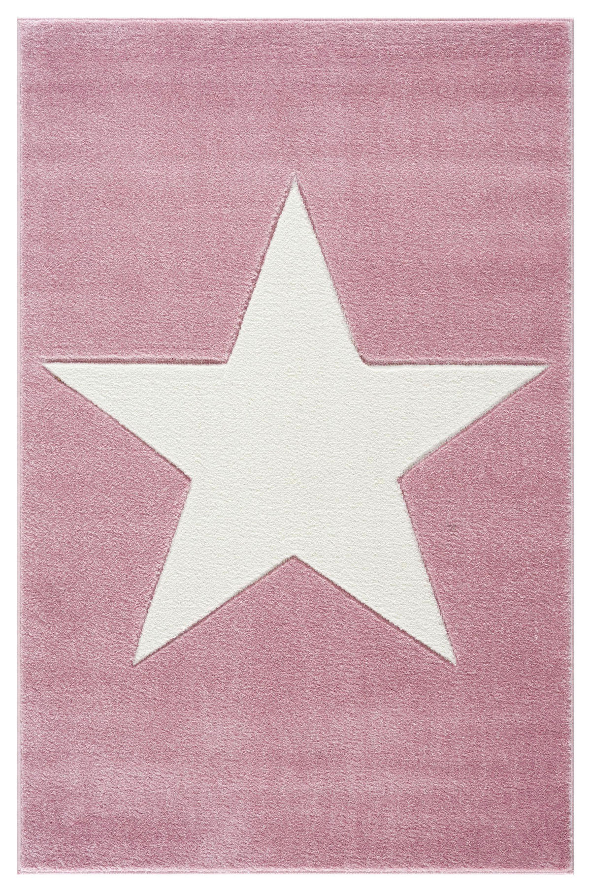 KINDERTEPPICH 120/180 cm Happy Rugs  - Rosa/Weiß, Trend, Textil (120/180cm)