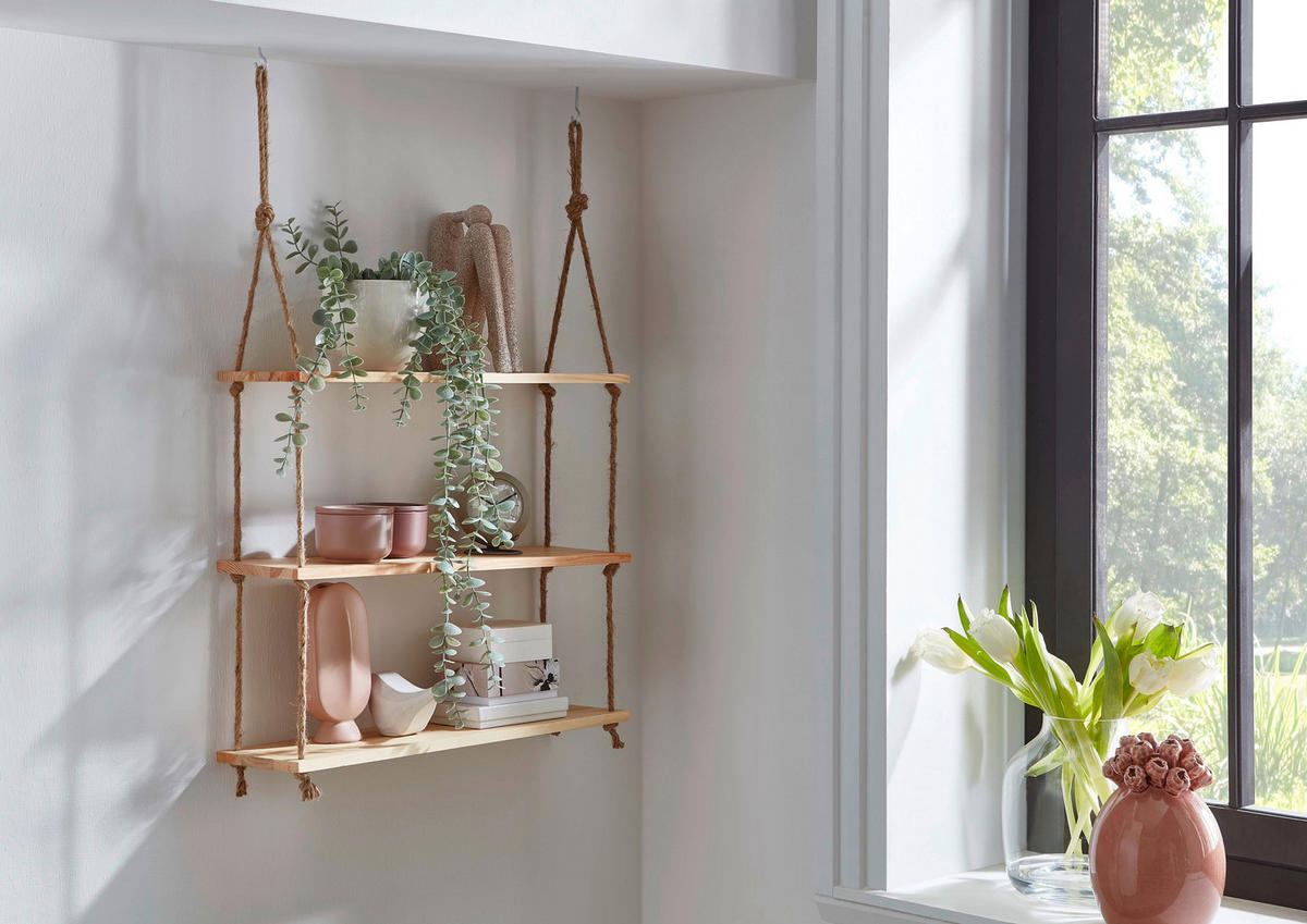 VÄGGHYLLPLAN 50/75/15 cm  - ekfärgad, Design, trä (50/75/15cm) - MID.YOU