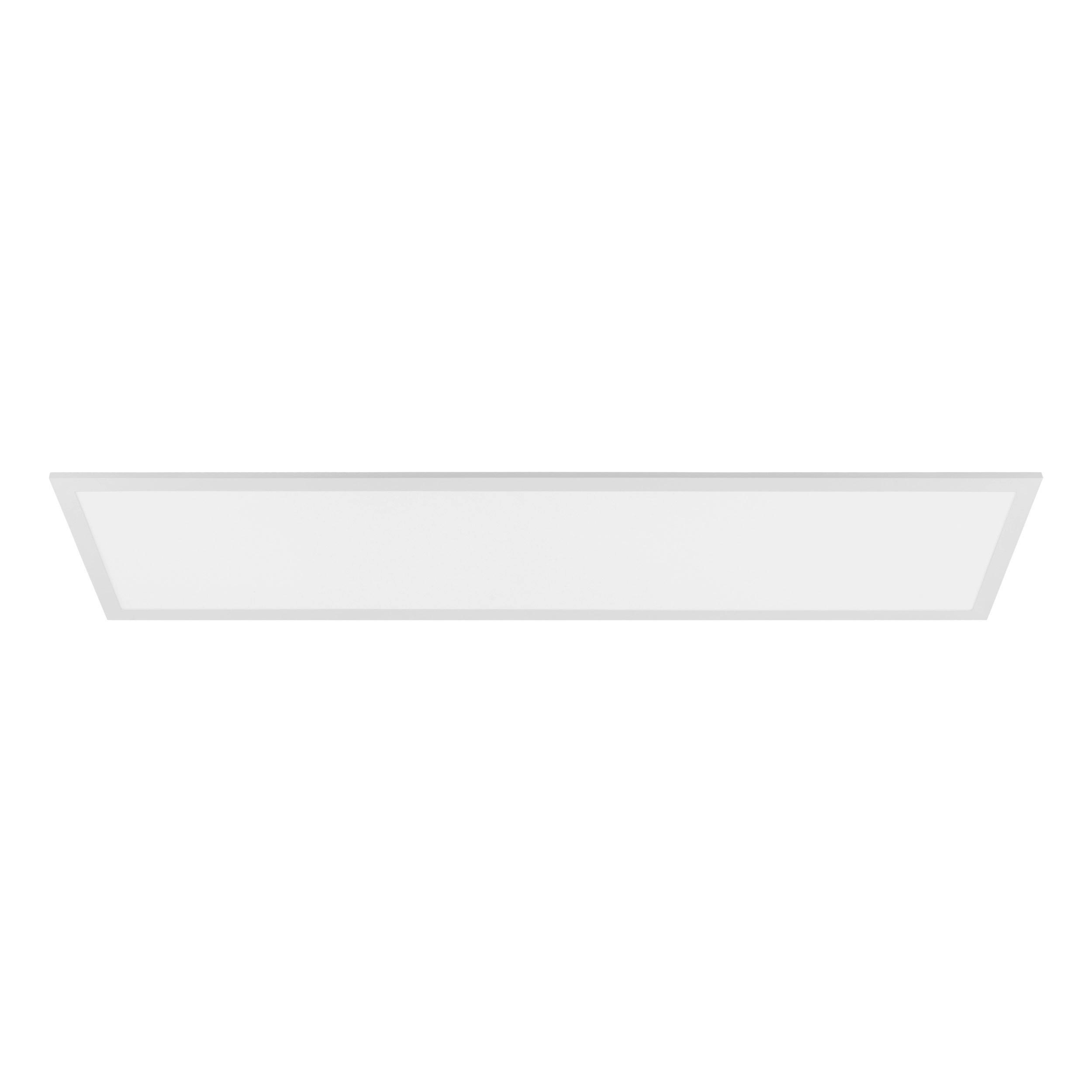 LED-DECKENLEUCHTE 100/25/7 cm   - Weiß, Basics, Kunststoff/Metall (100/25/7cm) - Eglo