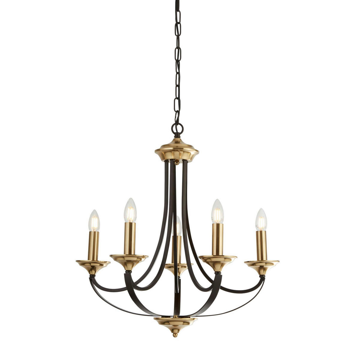 VISEČA SVETILKA  Belfry 58/58/62 cm          60 W  - barve brona/rjava, Trend, kovina (58/58/62cm)