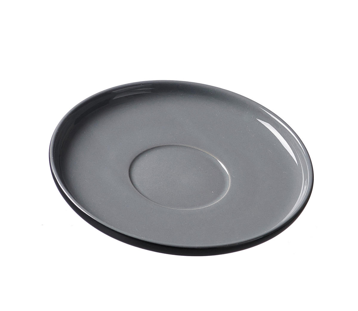 UNTERTASSE JASPER    - Schwarz/Grau, Basics, Keramik (15/15/2cm) - Ritzenhoff Breker