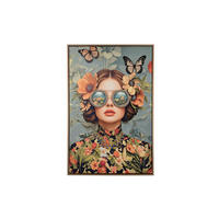 BILD Frauen Multicolor  - Goldfarben/Multicolor, Design, Kunststoff (60/90/3,8cm)
