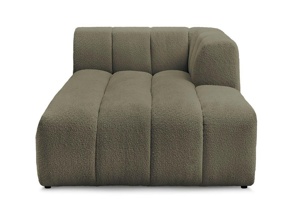 SOFAELEMENT ANNECY Bouclé Grün  - Schwarz/Grün, MODERN, Kunststoff/Textil (120/72/170cm)