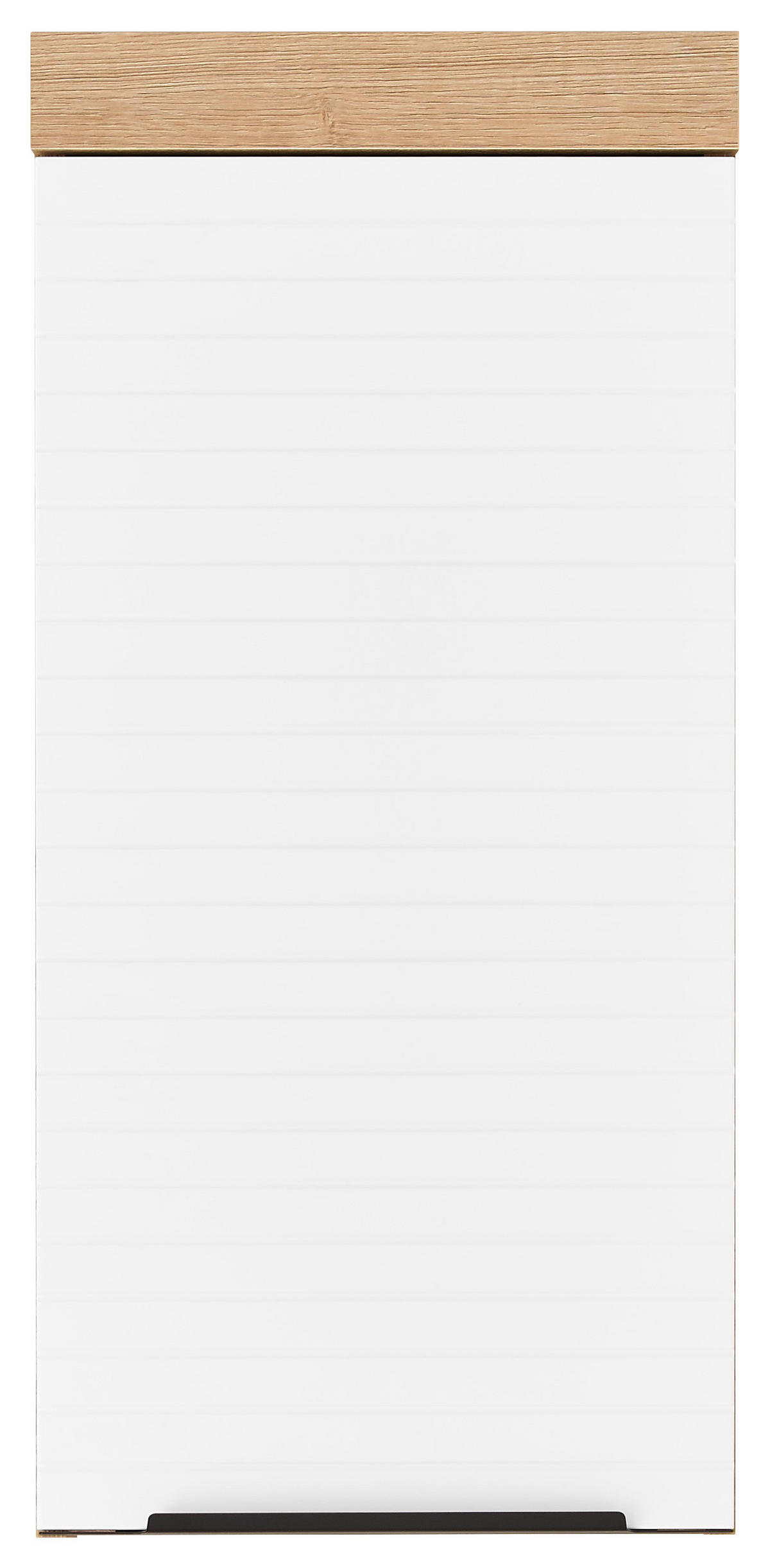 HÄNGESCHRANK 36/77/23 cm  - Eichefarben/Schwarz, Basics, Holzwerkstoff/Kunststoff (36/77/23cm) - MID.YOU