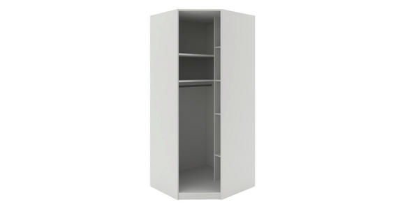 ECKSCHRANKKORPUS 91,1/210/91,1 cm - Weiß, KONVENTIONELL, Holzwerkstoff (91,1/210/91,1cm) - Hom`in