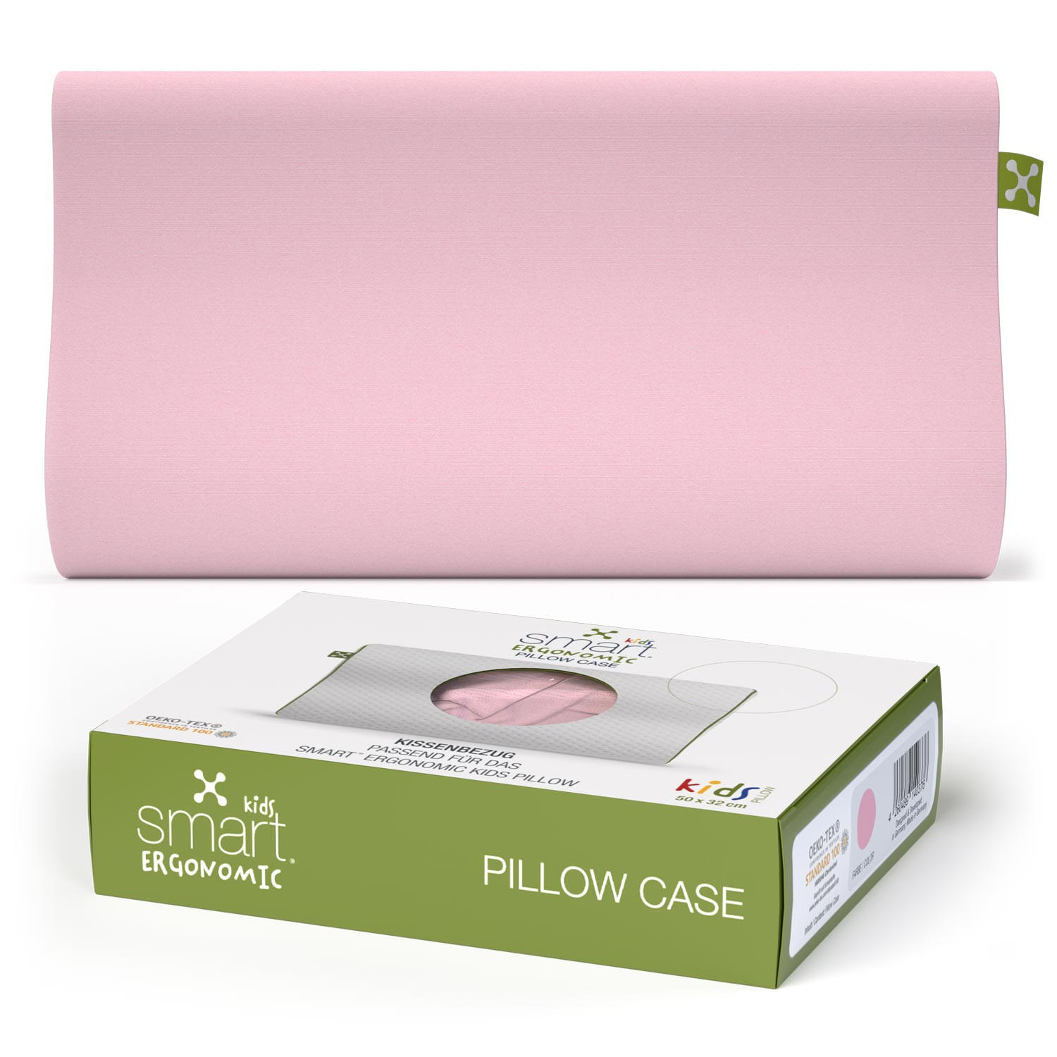 Smartsleep Nackenkissenbezug Kids Ergonomic Hellrosa 50x32 cm