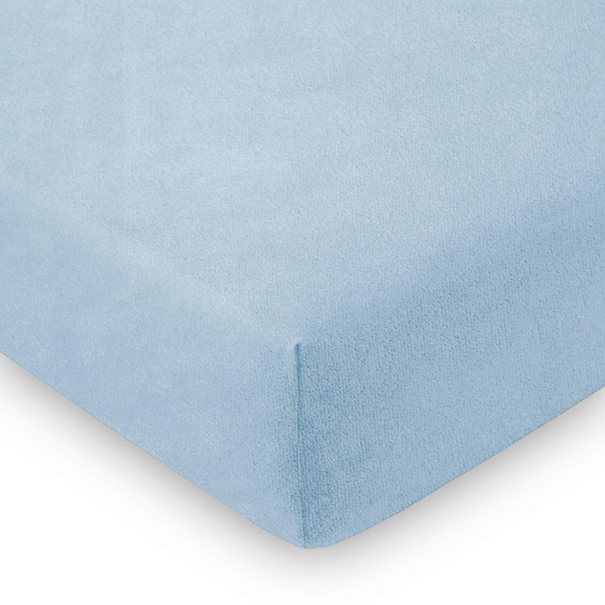 SPANNBETTTUCH Atelier  - Hellblau, Basics, Textil (200/200cm) - Estella