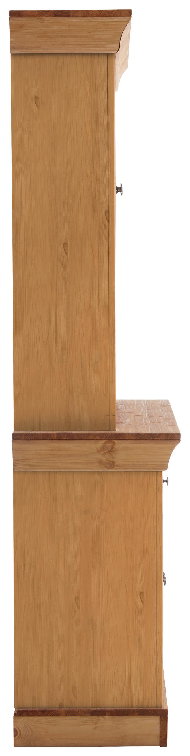 BUFFET 108/197/45 cm  in Laugenfarbig  - Laugenfarbig/Kupferfarben, ROMANTIK / LANDHAUS, Glas/Holz (108/197/45cm) - Boxxx