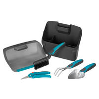 BALKON BOX - Blau/Anthrazit, Basics, Kunststoff/Metall (28/12/27cm) - Gardena