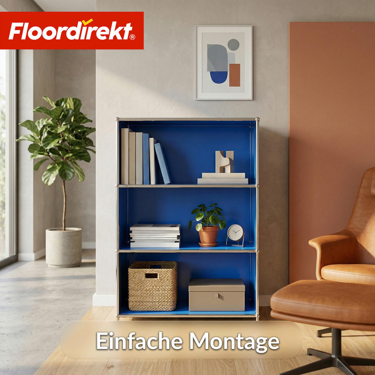 SIDEBOARD Concept Epure MK-101 75/120/40 cm  - Blau, Basics, Metall (75/120/40cm) - Floordirekt