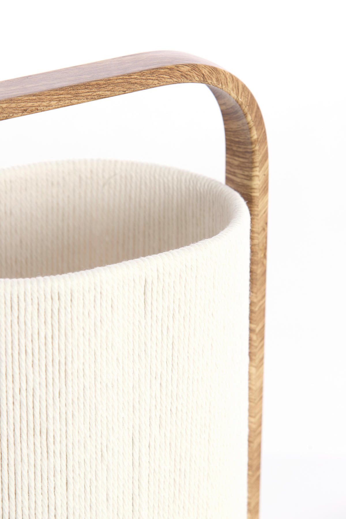 TISCHLEUCHTE Lecce 15/37,5/22,5 cm  - Braun, Design, Kunststoff/Textil (15/37,5/22,5cm) - Light & Living