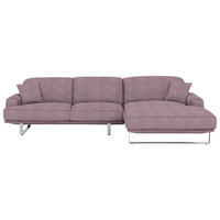 ECKSOFA Flieder Webstoff  - Flieder, Design, Textil/Metall (304/184cm) - Dieter Knoll