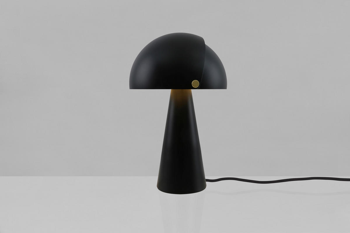TISCHLEUCHTE ALIGN 22/34 cm   - Schwarz, Design, Metall (22/34cm) - Nordlux