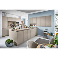 EINBAUKÜCHE   - Lavagrau, Design, Holzwerkstoff - Dieter Knoll