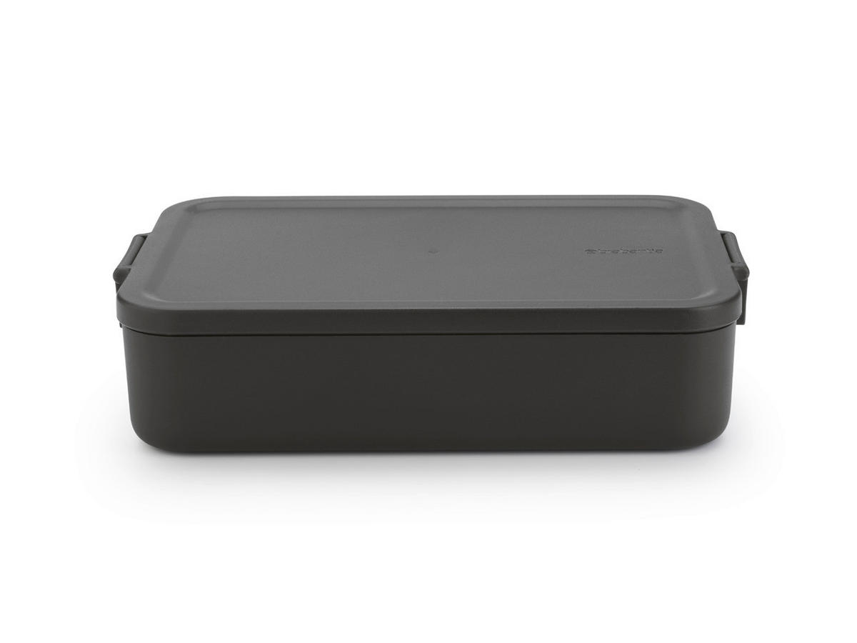 KRABIČKA NA POTRAVINY plast   - tmavě šedá, Basics, plast (25.5/6.2/16.7cm) - Brabantia