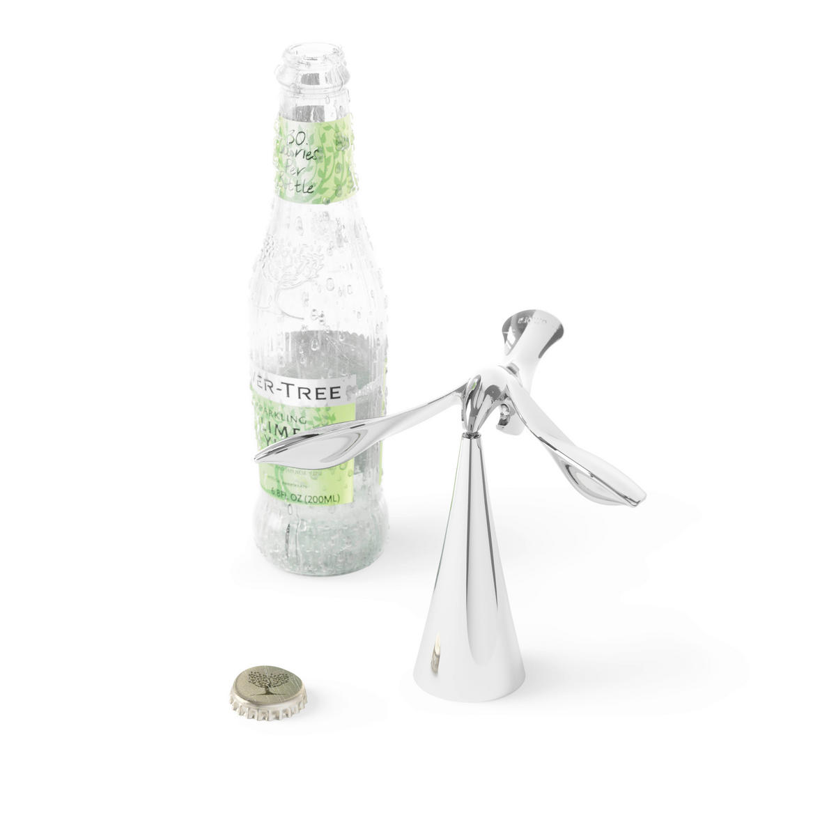 FLASKÖPPNARE - kromfärg, Design, metall (13/12,7/11,43cm) - Ambia Home