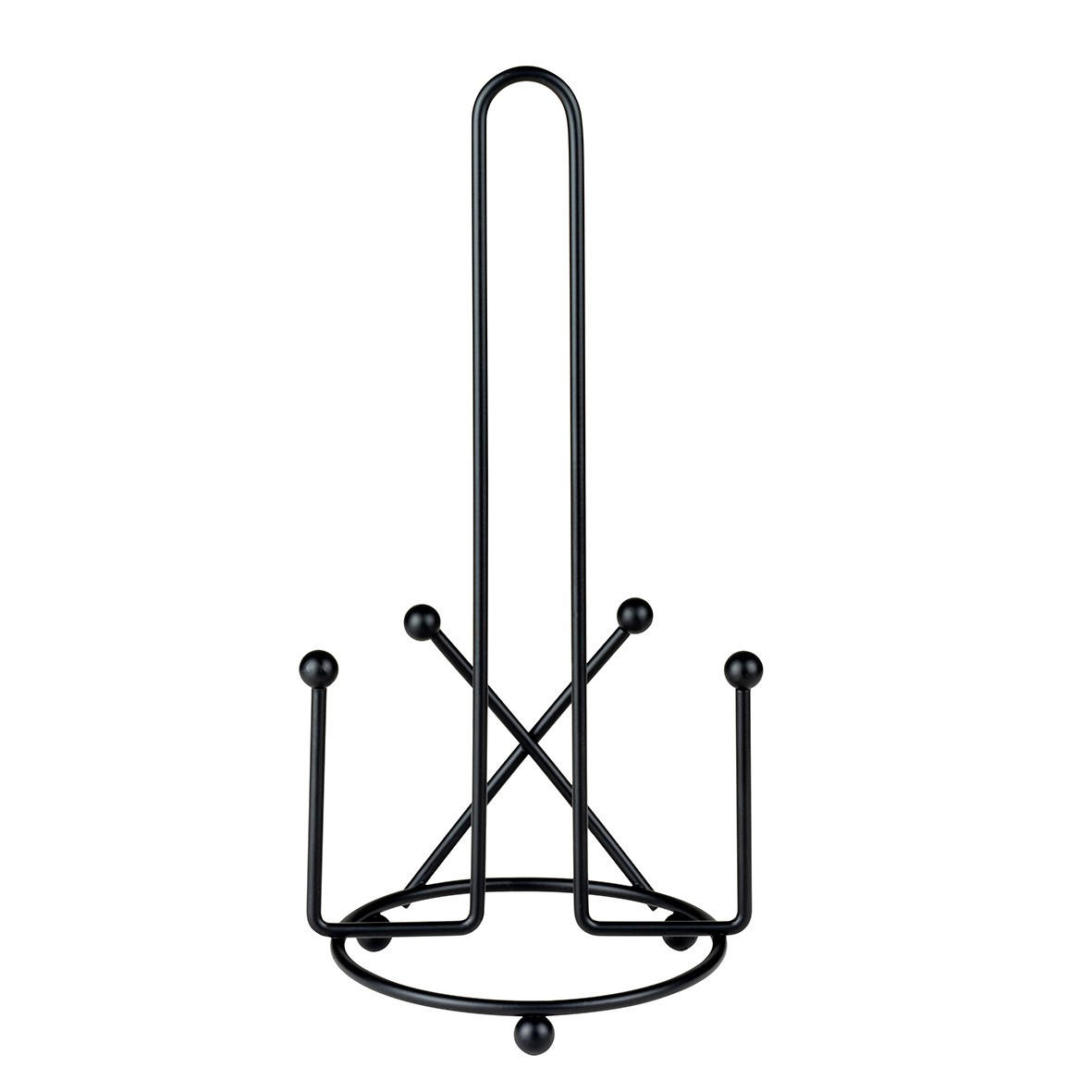 DRŽIAK NA KUCHYNSKÉ UTIERKY - čierna, Basics, kov (14/14/29cm) - Justinus