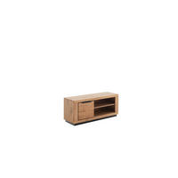 LOWBOARD  in 122/52/54 cm  - Wildeiche/Schwarz, Design, Holz/Holzwerkstoff (122/52/54cm) - MID.YOU