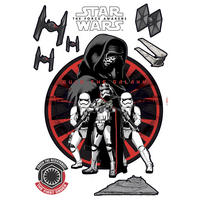 DEKOSTICKER 50/70 cm     - Rot/Schwarz, LIFESTYLE, Kunststoff (50/70cm) - Star Wars