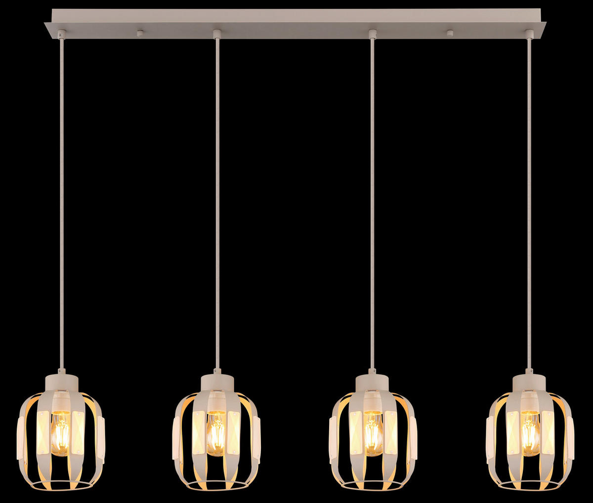 HÄNGELEUCHTE Arlen 100/16/120 cm   - Sandfarben/Beige, Design, Glas/Textil (100/16/120cm) - Globo