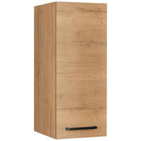 KÜCHENOBERSCHRANK 30/72/35 cm  in Eichefarben  - Eichefarben/Schwarz, MODERN, Holzwerkstoff/Metall (30/72/35cm) - Nobilia