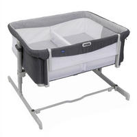 BEISTELLBETT NEXT2ME TWINS   - Grau, Basics, Textil/Metall (98/98/62/77cm) - Chicco