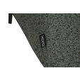 ECKSOFA in Struktur Grau  280/205 cm  - Schwarz/Grau, Design, Textil/Metall (280/205cm) - Xora