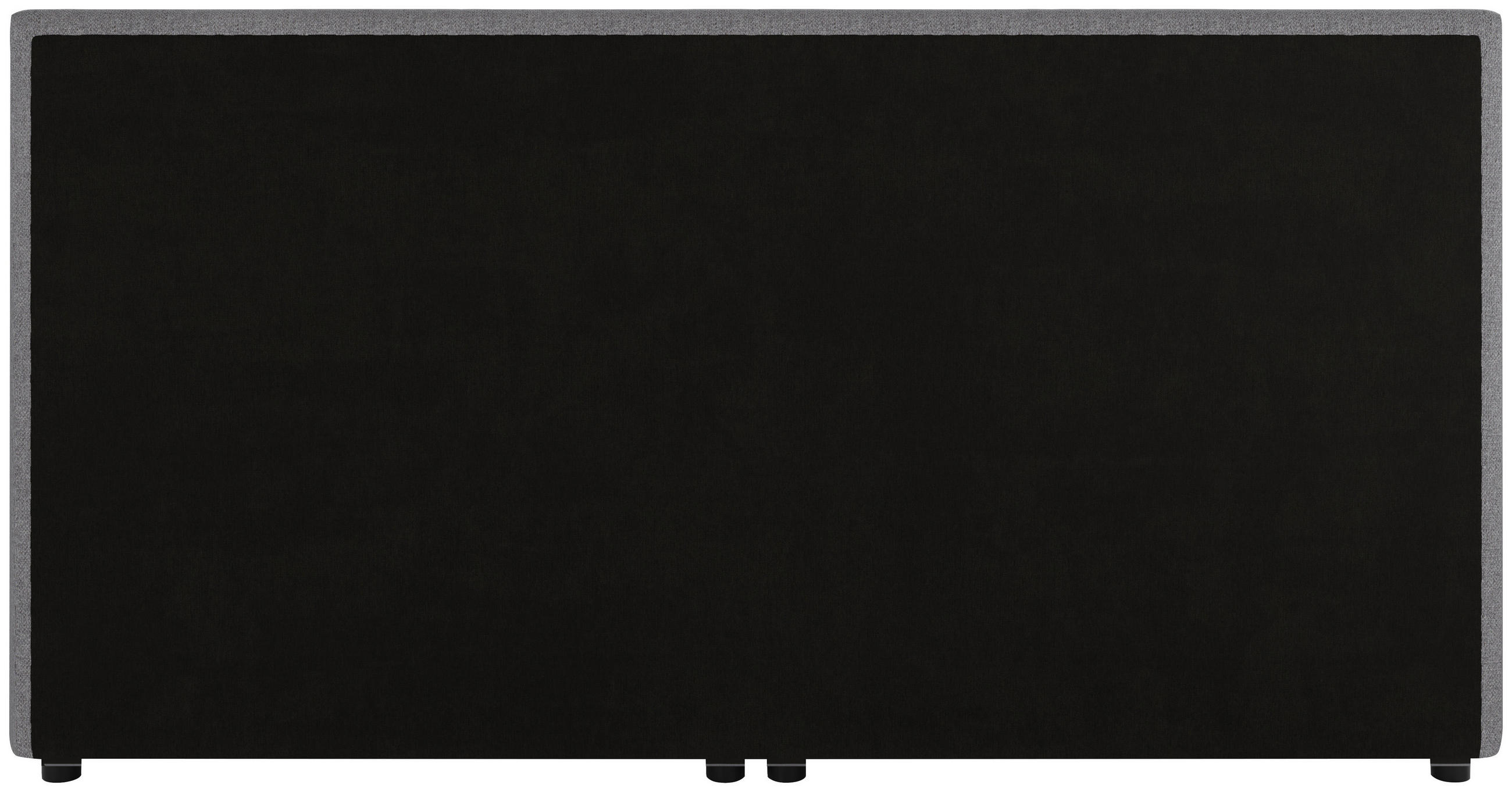 BOXSPRINGBETT 180/220 cm  in Hellgrau  - Hellgrau/Schwarz, MODERN, Karton/Holz (180/220cm) - MID.YOU