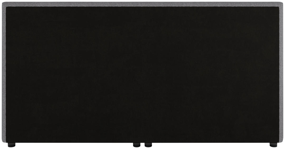 BOXSPRINGBETT 180/200 cm  in Hellgrau  - Hellgrau/Schwarz, MODERN, Karton/Holz (180/200cm) - MID.YOU