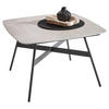 COUCHTISCH 65/65/42 cm quadratisch Anthrazit, Grau  - Anthrazit/Grau, Design, Keramik/Metall (65/65/42cm) - Venjakob