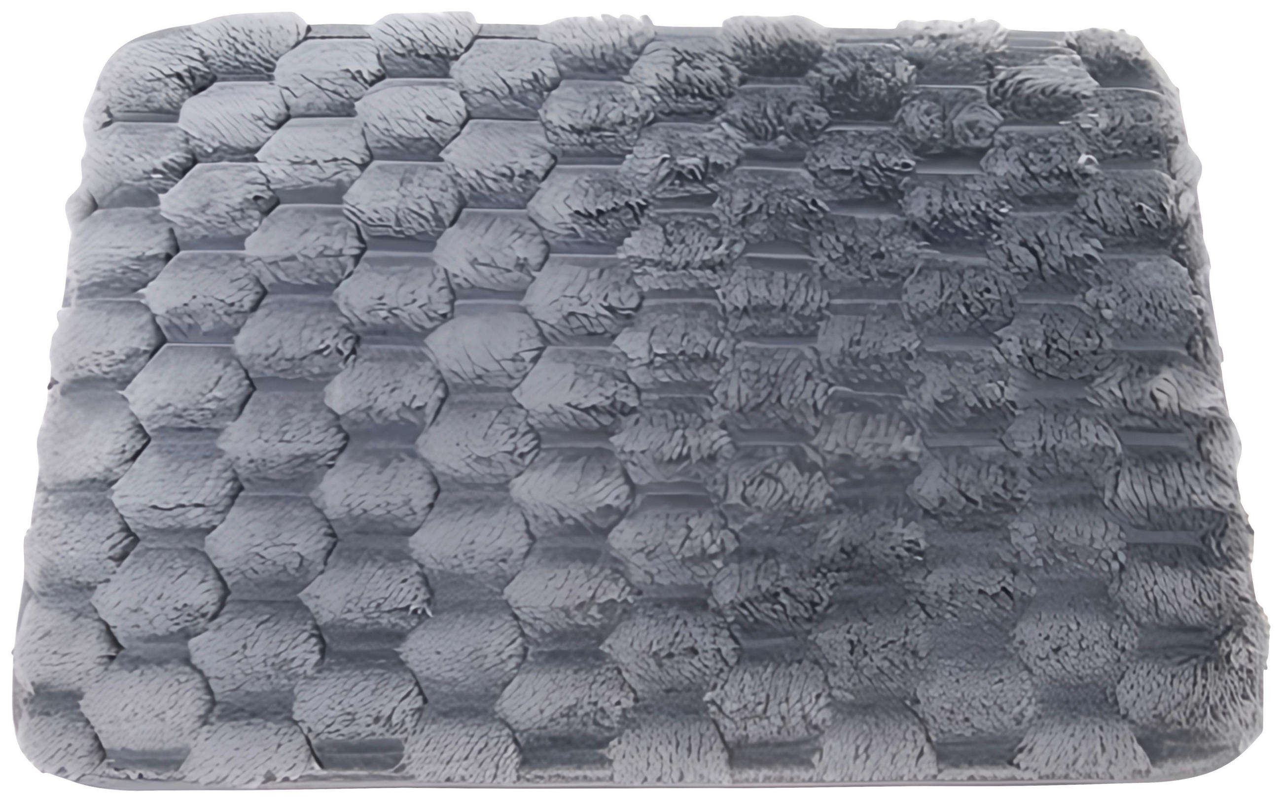 BADRUMSMATTA grå 40/60 cm  - grå, Basics, textil (40/60cm)