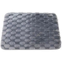 BADRUMSMATTA grå 40/60 cm  - grå, Basics, textil (40/60cm)