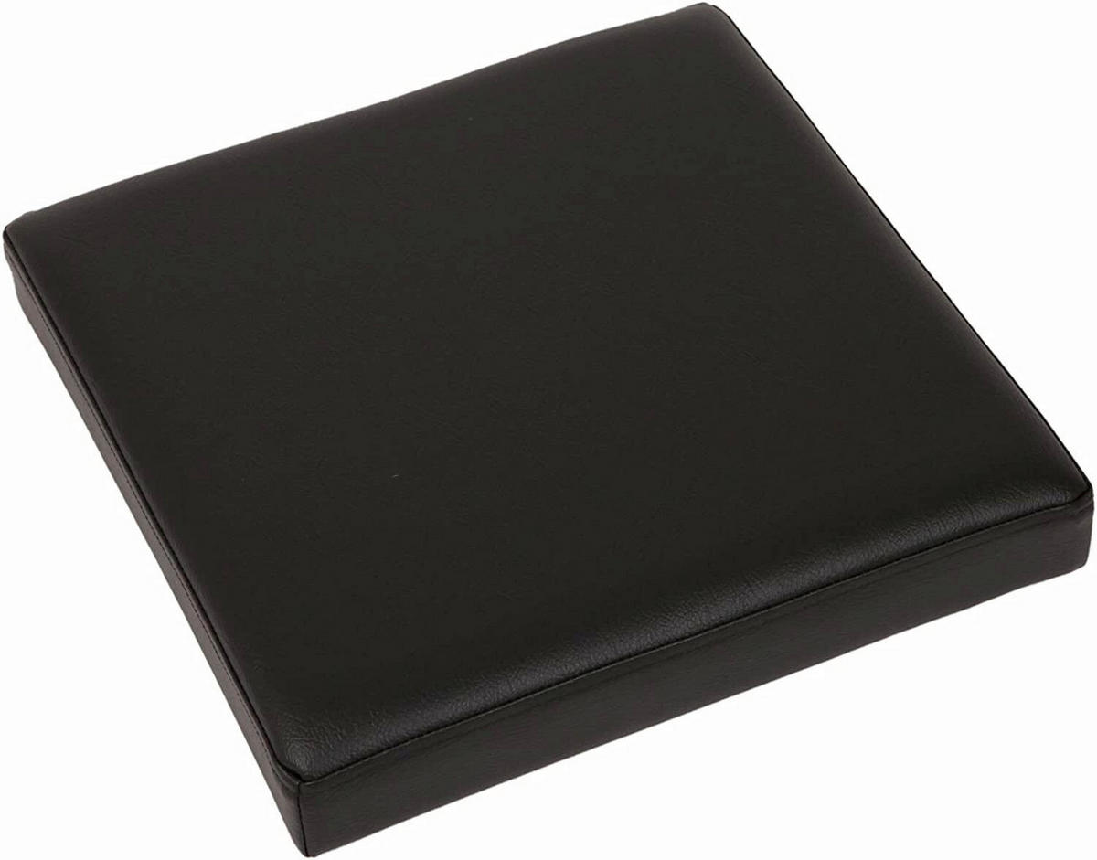 SITZWÜRFEL Schwarz  - Schwarz, Basics, Kunststoff (38/38/38cm) - Echtwerk
