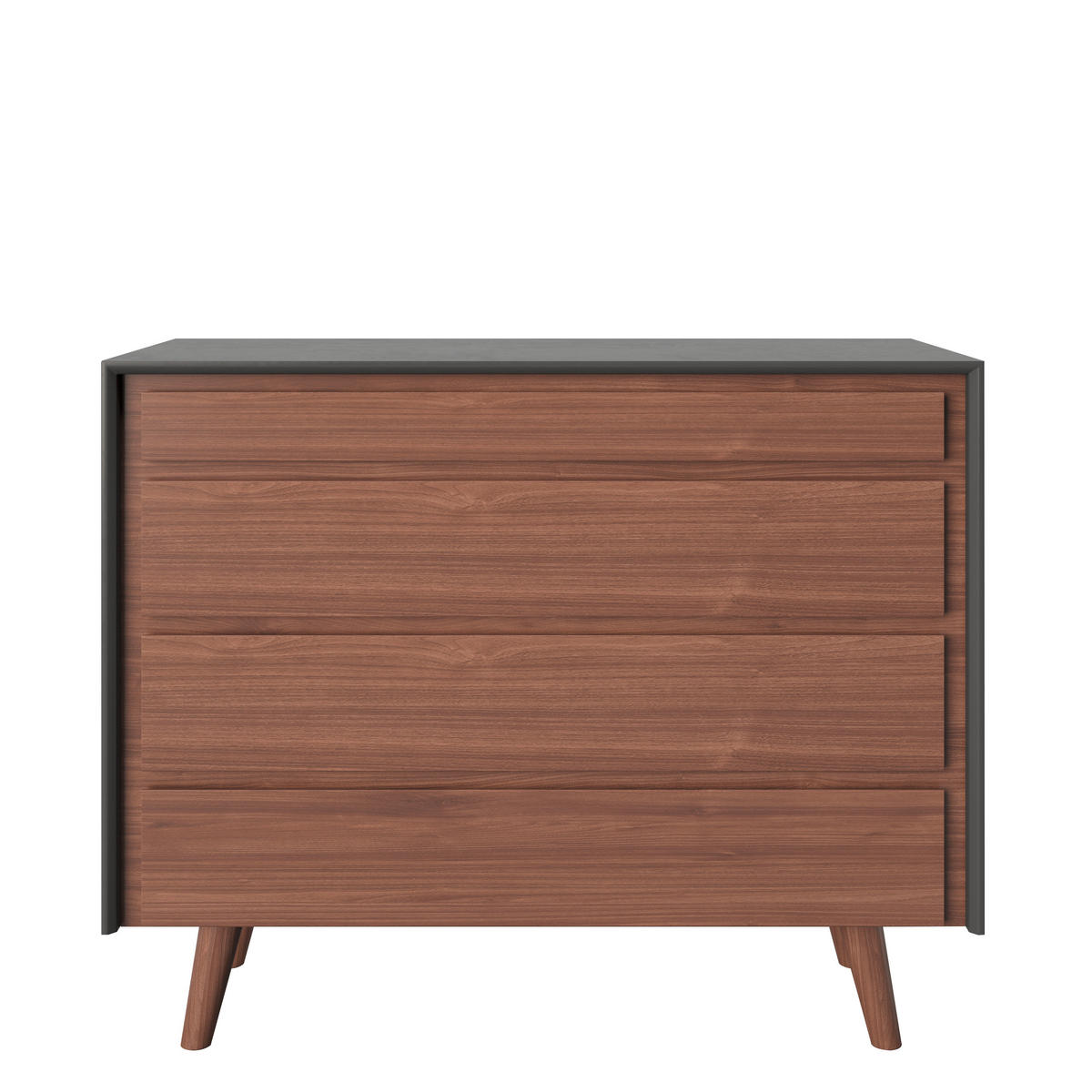 KOMMODE PLAYBOY  in 100/92/42 cm  - Walnussfarben, KONVENTIONELL, Holz/Holzwerkstoff (100/92/42cm) - Playboy